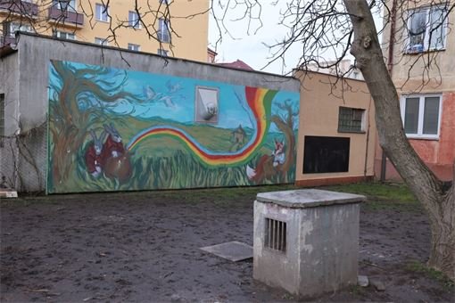 Zahrada malba studenti Zámečku Zahrada malba studenti Zámečku