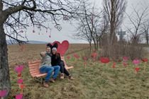 vochov srdíčková lavička vochov srdíčková lavička