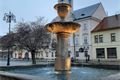 Kašna_Masarykovo náměstí_nasvícená