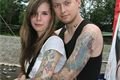 motoparty Kalikovsky Mlyn - Tatér Petr Dvořák a jeho přítelkyně Mirka 