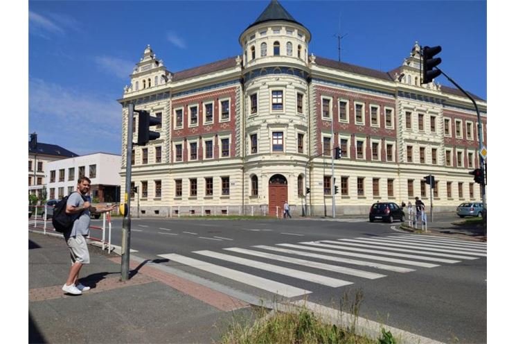 přechod pro chodce Domažlice_0823_město Domažlice přechod pro chodce Domažlice_0823_město Domažlice