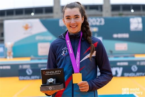 Marie Horáčková_mistr světa lukostřelba_zdroj ZČU Marie Horáčková_mistr světa lukostřelba_zdroj ZČU