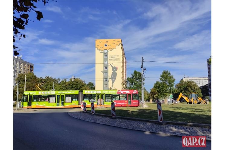Koterovská _Plzen oprava tramvaje foto QAP (1)