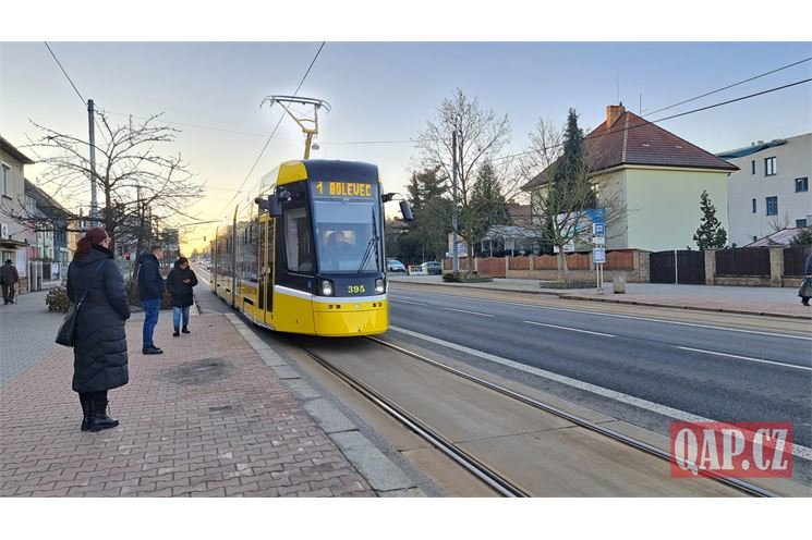 tramvaj Slovany Bolevec_iustrační QAP