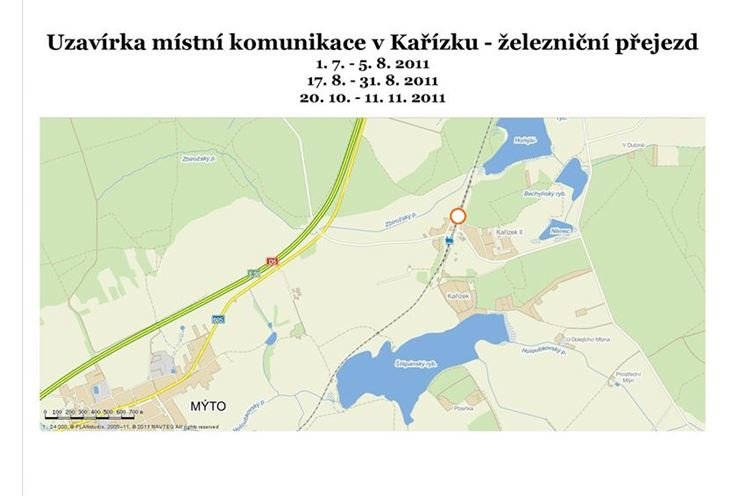 Uzavírka Kařízek