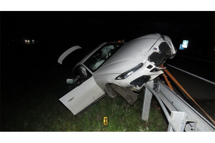 nehoda na nájezdu D5_pčr nehoda na nájezdu D5_pčr