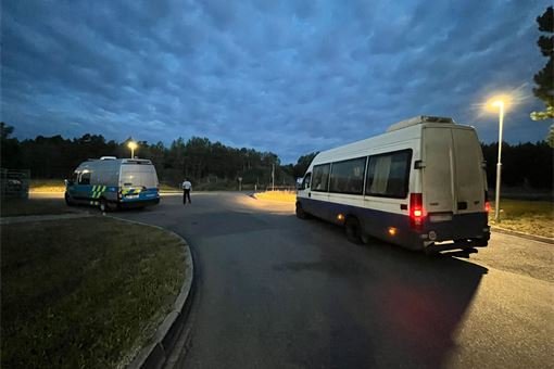 kontrola cizinců v buse_pčr
