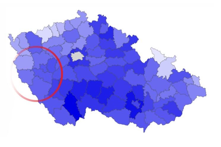 plzensky kraj mapa plzensky kraj mapa