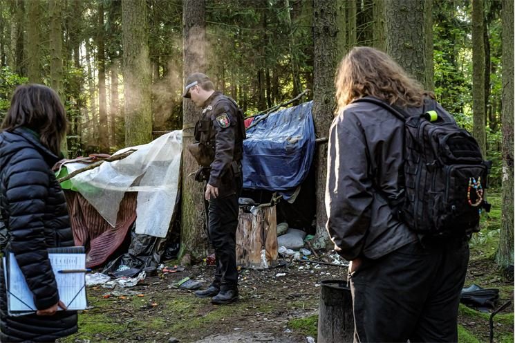 bezdomovectví plzeň kontrola městská policie 10_24 (9)