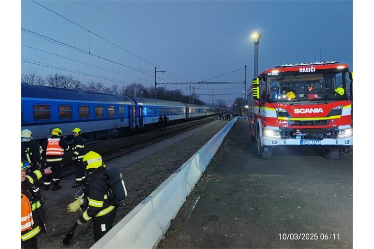 Požár vagonu Dobřany_JSDH Dobřany (3)