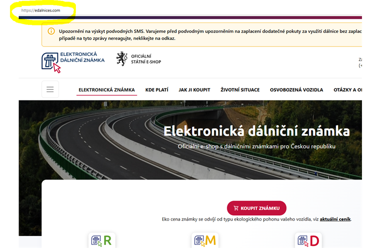podvodná stránka na dálniční známky_0425 podvodná stránka na dálniční známky_0425