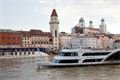 pASSUAStadt Passau im Sommer, Ausblick auf die Donau