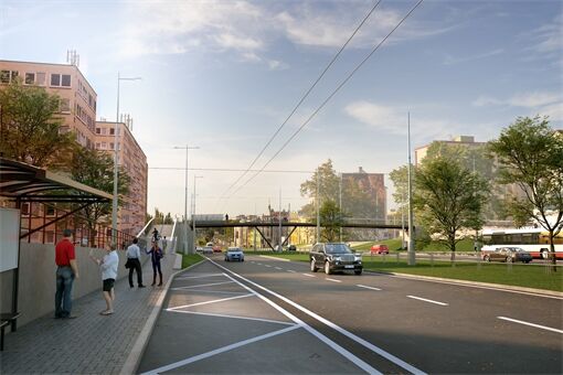 Nová lávka přes Rokycanskou_0525_město Plzeň (4)