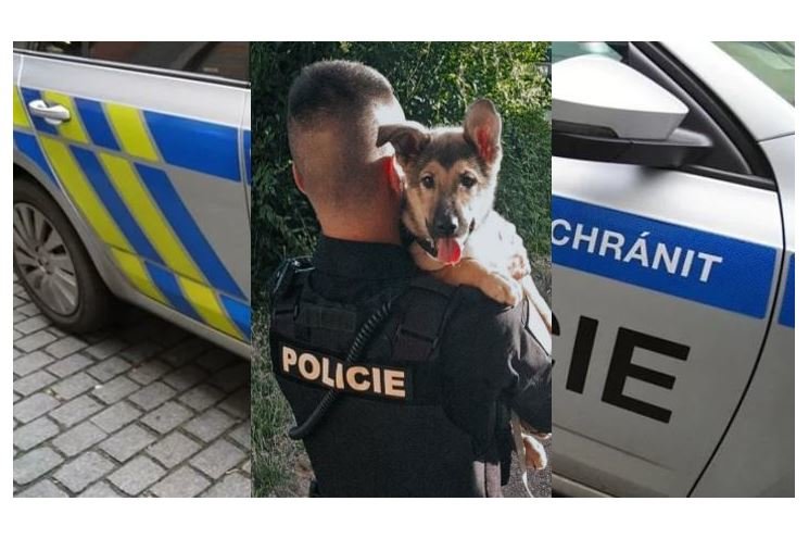 Záchrana štěněte Rokycany_0725_PČR Záchrana štěněte Rokycany_0725_PČR