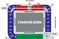 plánek stadionu v Edenu