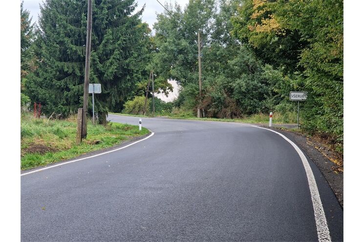 Pozezí Všeruby silnice