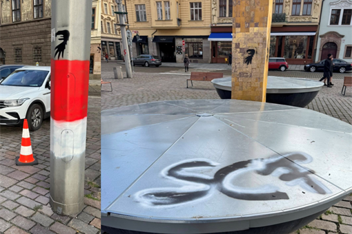 řádění fanoušků Freiburgu v Plzni_1125_Daniel Kůs a Roman Zarzycký (1)