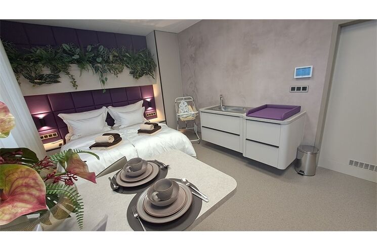 Klatovská porodnice rodinný pokoj