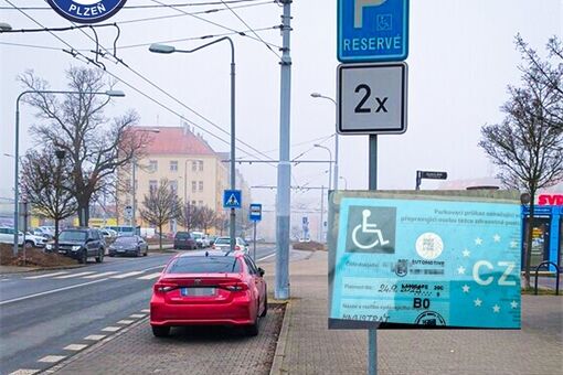 parkovací karta MPP_1225_MPP