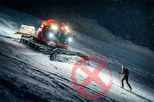 zákaz pohybu po sjezdovkách v noci_SkiBike Špičák zákaz pohybu po sjezdovkách v noci_SkiBike Špičák