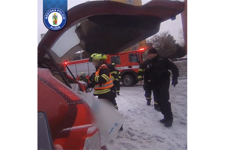 lochotin mestska policie žena v aute foto MPP