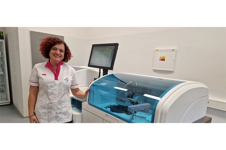 Vedoucí biochemické laboratoře Mgr. Pavla Franková