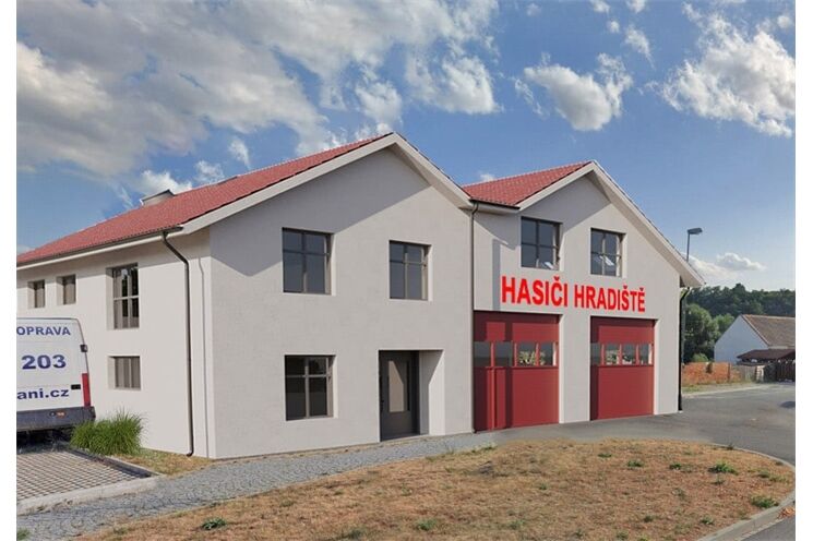 hasičská zbrojnice Hradiště_vizualizace 