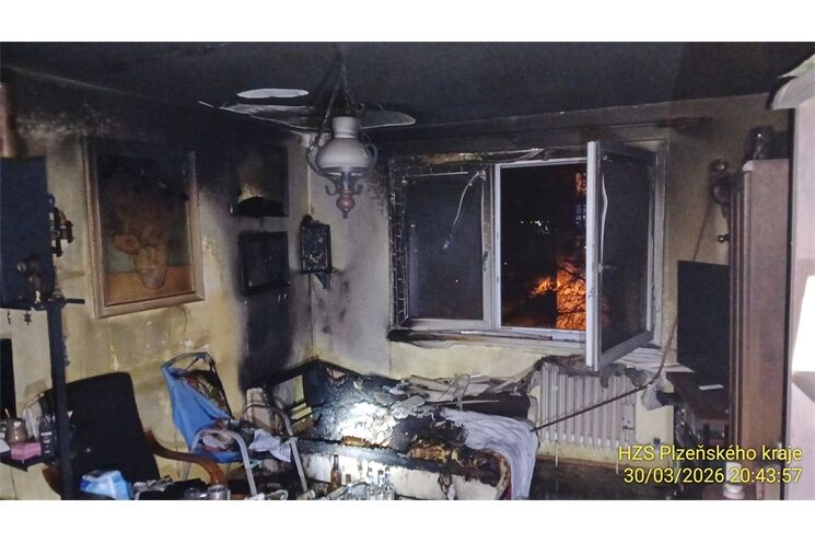 Požár bytu nám. Generála Píky_0326_HZSPK