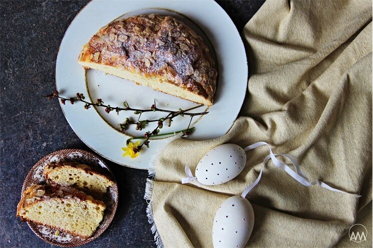 velikonoční tvarohový mazanec_A. Motlíková