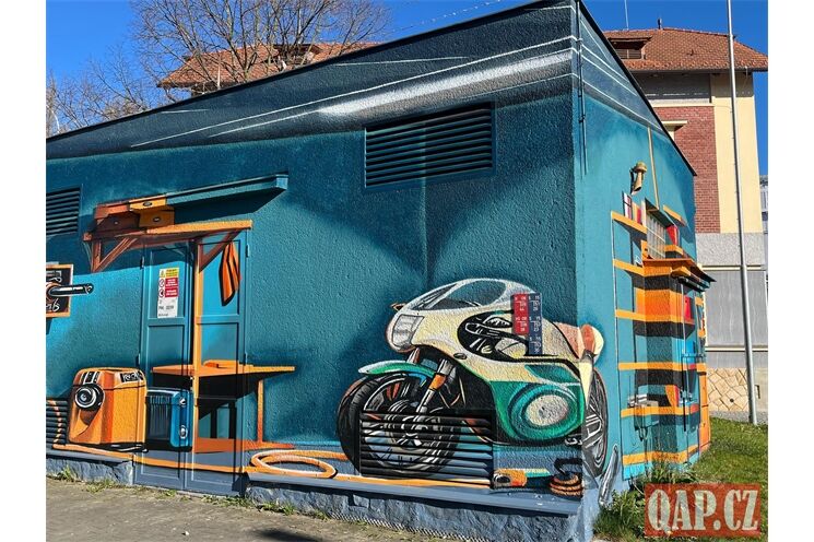 Trafostanice v Plzni u Světovaru - foto QAP