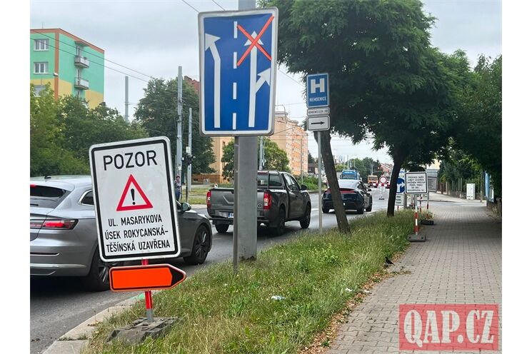 Rekonstrukce Masarykova ulice začala_0626_QAP (8)