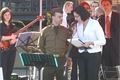 Ivan Rollinger s moderátorkou vernisáže 