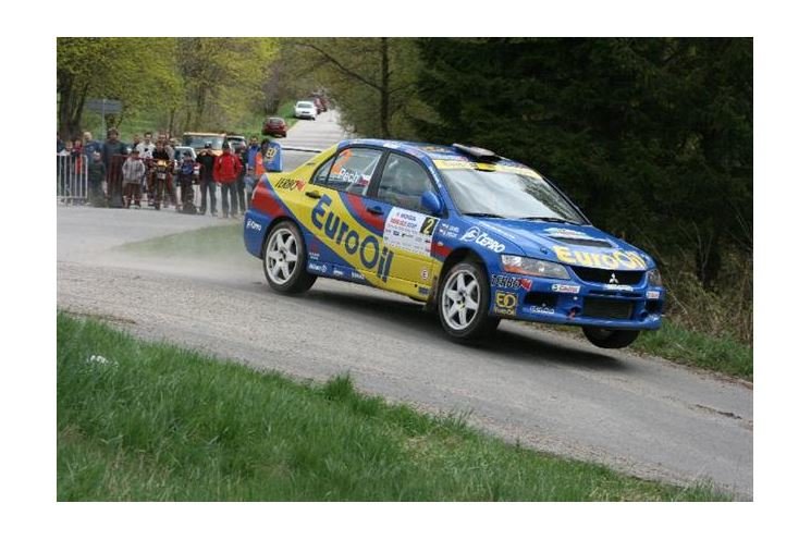 Václav Pech na Mogul Rallye Šumava 2009 Václav Pech na Mogul Rallye Šumava 2009