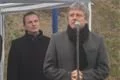 Otevření nového úseku silnice I/27 v Plzni na Borech, starosta centrálního plzeňského obvodu Jiří Strobach. 