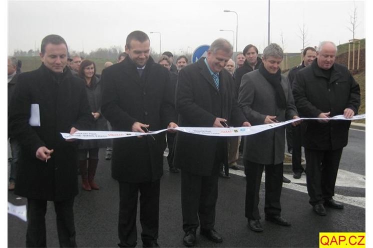 Otevření nového úseku silnice I/27 v Plzni na Borech.