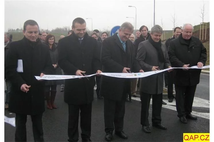 Otevření nového úseku silnice I/27 v Plzni na Borech.
