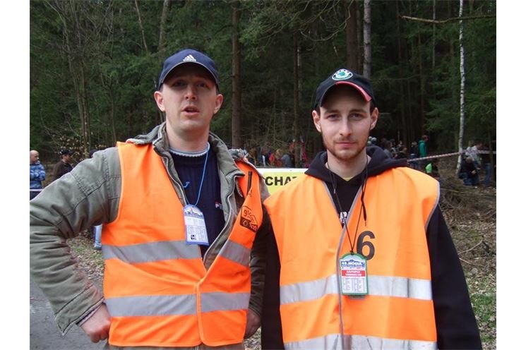 Pořadatelé Pepík z Milaveč a Vašek Chládek z Radonic 