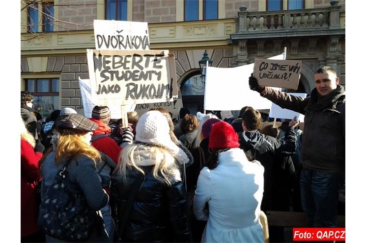 protest studnetů práv protest studnetů práv