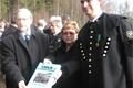 Generální ředitel LB Minerals Ing. Ladislav Matoušek, paní Miroslava Mašková a Viktor Mašek. 