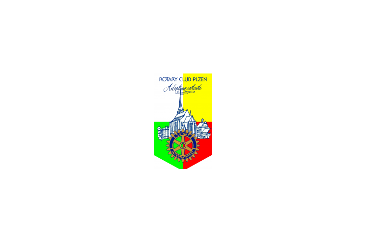 vlajka Rotary klubu Plzeň vlajka Rotary klubu Plzeň