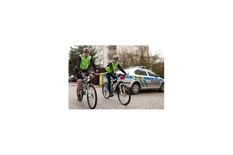 cyklohlídka, foto Policie ČR cyklohlídka, foto Policie ČR