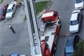 Plošina jede k bytu 