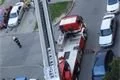 Plošina jede k bytu 