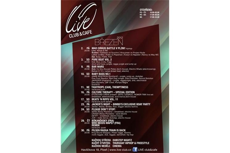 logo Live Club & Café logo Live Club & Café