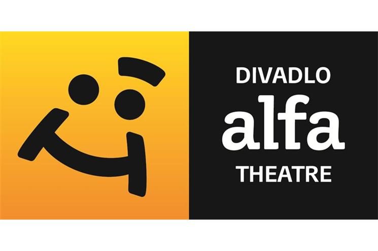 Divadlo Alfa, logo Divadlo Alfa, logo