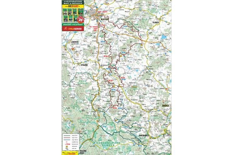 mapa Author Král Šumavy 2012