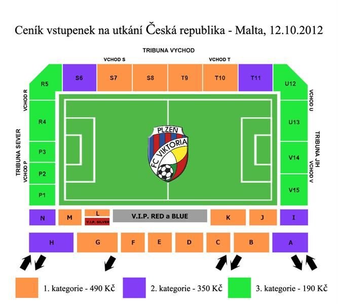 stadion zápas s Maltou