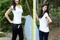 Veronika Půtová 182 cm a Karolína Burdová 160 cm