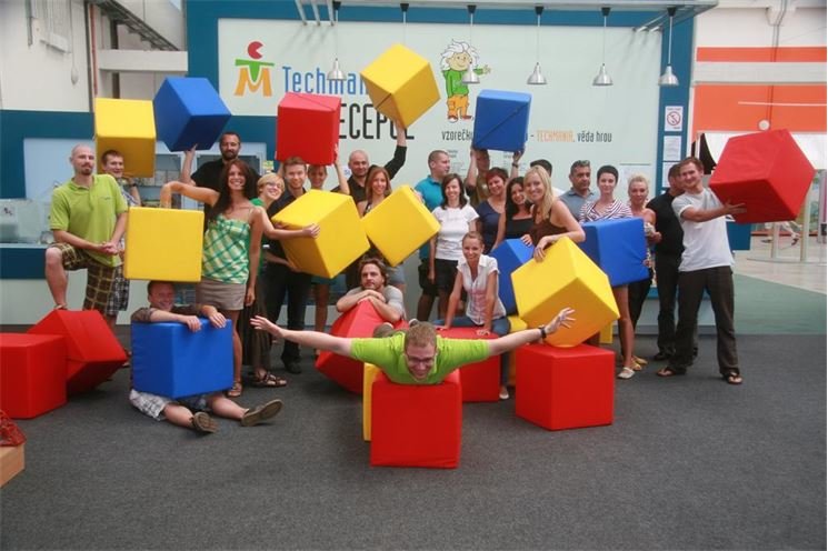 Tým zaměstnanců Techmanie-rok 2012.