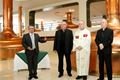Žehnání se zúčastnili (zprava) Monsignore Giuseppe Leanza, Msgr. František Radkovský, Václav Berka a Vladimír Jurina 